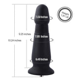 HiSmith Silicone Grenade Anal Plug – Large Silicone Anal Plug Sex Machine Attachments